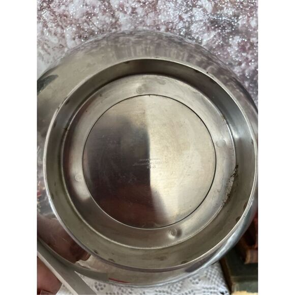 Vintage 1969 International Decorator Cordova Serving Bowl Stainless Steel 18-8 - Picture 4 of 4